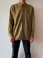 70's Dead stock Cotton shirt. Super nice color and pattern.