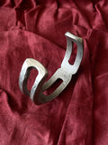 vintage iron craggy bangle