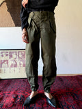 vintage italian aircrew parachute trouser