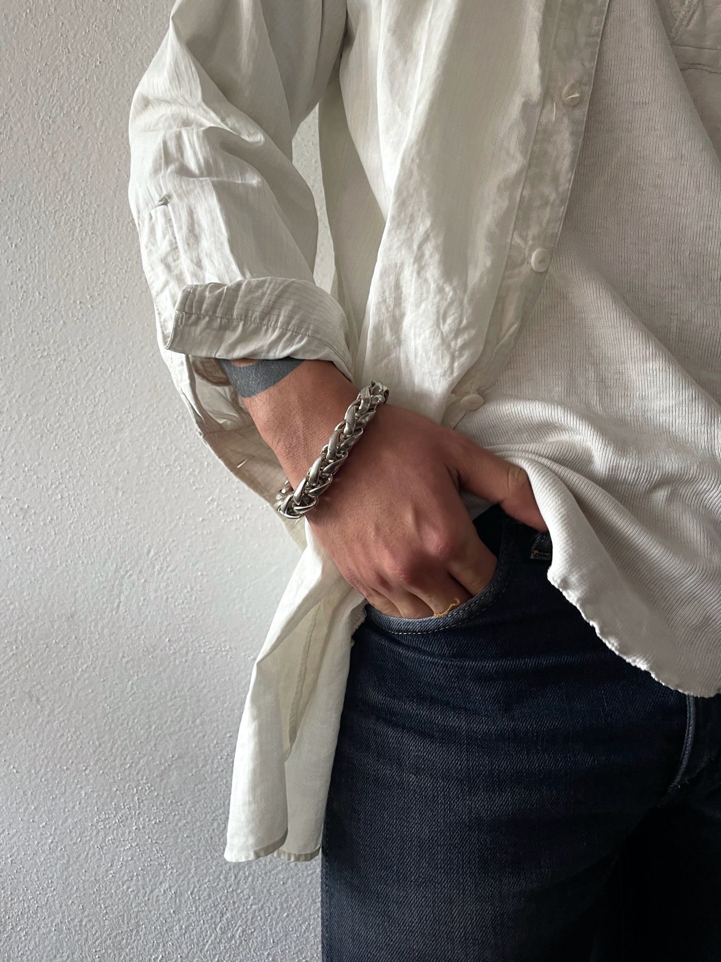 90's French chain bracelet