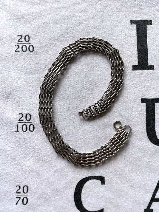 835 Germany silver mesh choker