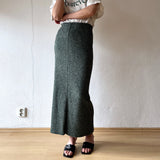tight long skirt with slit, dead stock