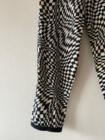 acid checkered trouser