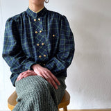 Tartan checkered light shirt, West Germany