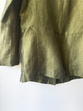 90's silk linen tech shirt