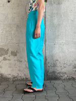 80's turquoise trouser West Germany