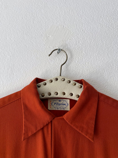1950s Beautiful rayon shirt.