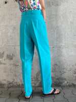 80's turquoise trouser West Germany