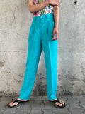 80's turquoise trouser West Germany