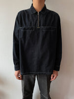 supreme black corduroy pullover