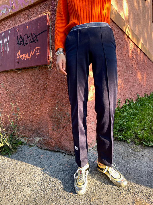 late80's Sergio Tacchini jersey track pants