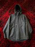 Early 00s Nike double zip parka. Black