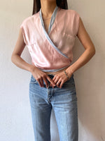 summer top - pastel wrap