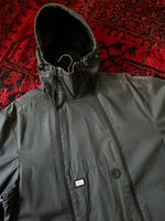 Early 00s Nike double zip parka. Black