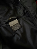 Early 00s Nike double zip parka. Black