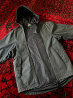 Early 00s Nike double zip parka. Black