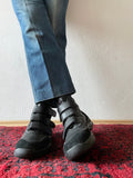 original german military leather pilot boots / sz 27-28cm