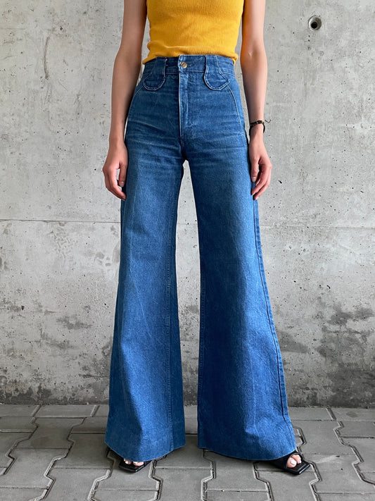 70's super baggy denim