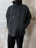 Early 00s Nike double zip parka. Black