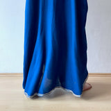 two-tone drape kaftan dress