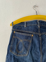 1980's italy denim trouser.