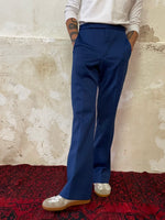 1970s Blue flare trouser. East germany.