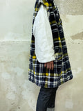 90's plaid ofuton vest