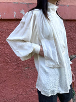 damask silk blouse