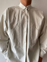 80's Big Pocket cotton shirt.