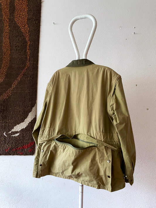 90s europa game jacket with detachable sleeve