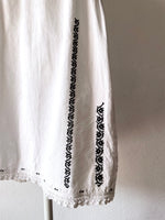 1920's Hungary embroidered dress