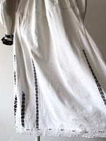 1920's Hungary embroidered dress