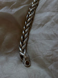 Italy silver 925 chain bracelet (22.2cm)