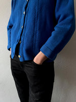 60-70's wool cardigan