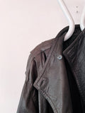 80's leather jacket made in Italy