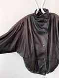 80's leather jacket made in Italy