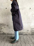 60's Italy cotton gabardine waterproof coat