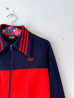 70's adidas red navy