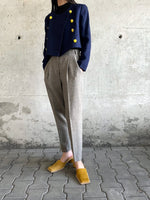 90's alpaca wool light spring trouser