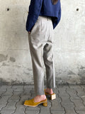 90's alpaca wool light spring trouser