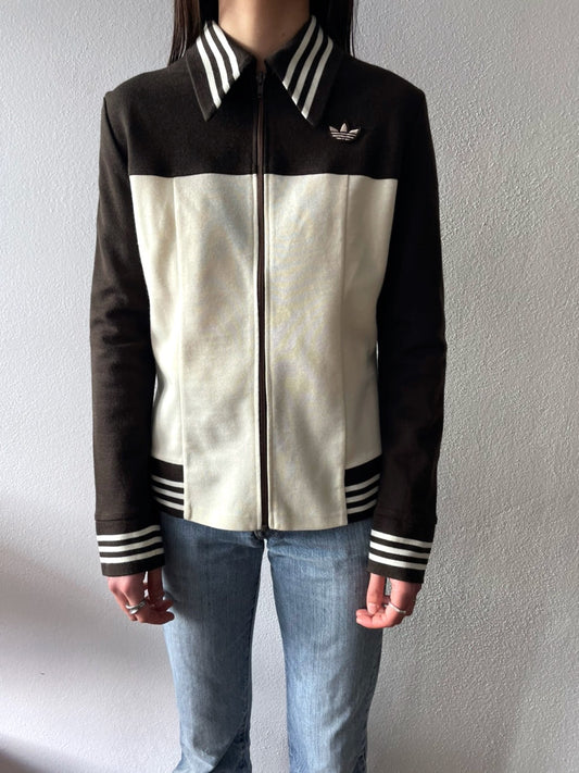 70's adidas cream brown