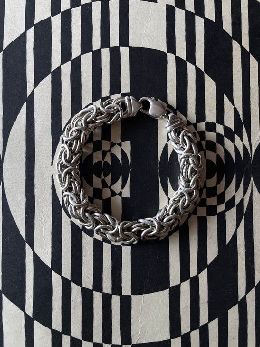 byzantine link chain necklace silver vintage ビザンチン チェーン ネックレスbyzantine link chain necklace silver vintage ビザンチン チェーン ブレスレット ネックレス bracelet bangle